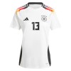 Maglia ufficiale Germania Muller 13 Casa Euro 2024 per Donna